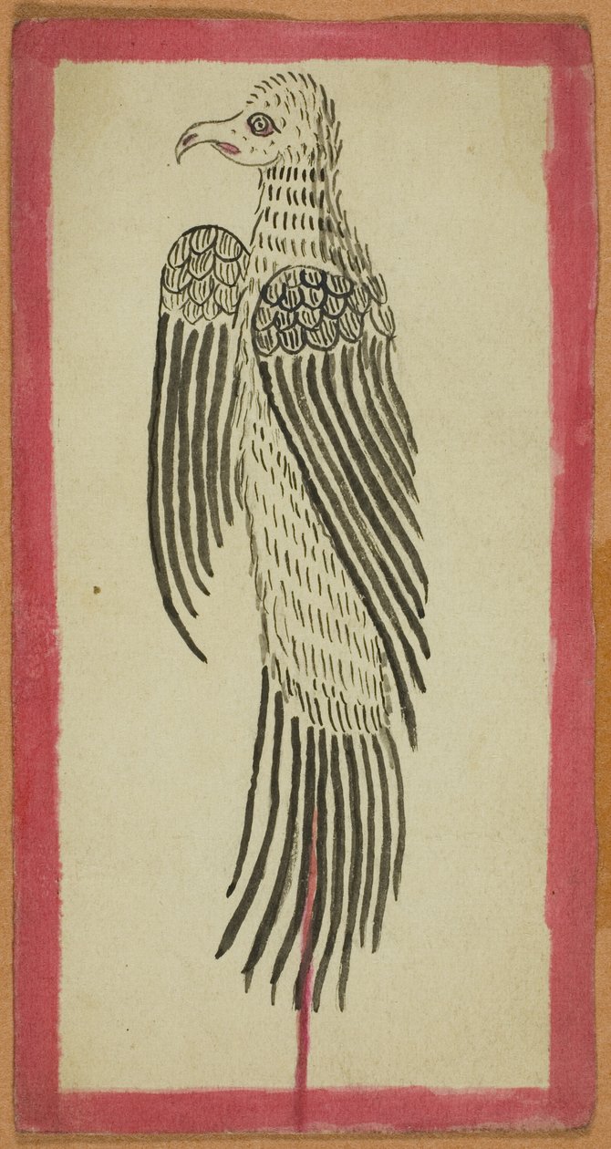 Obětované zvíře ze sady čtyř rituálních karet (Tsakalis) od Unknown artist