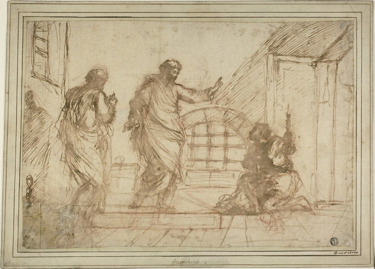 Svatý Pavel a žalářník od Unknown artist