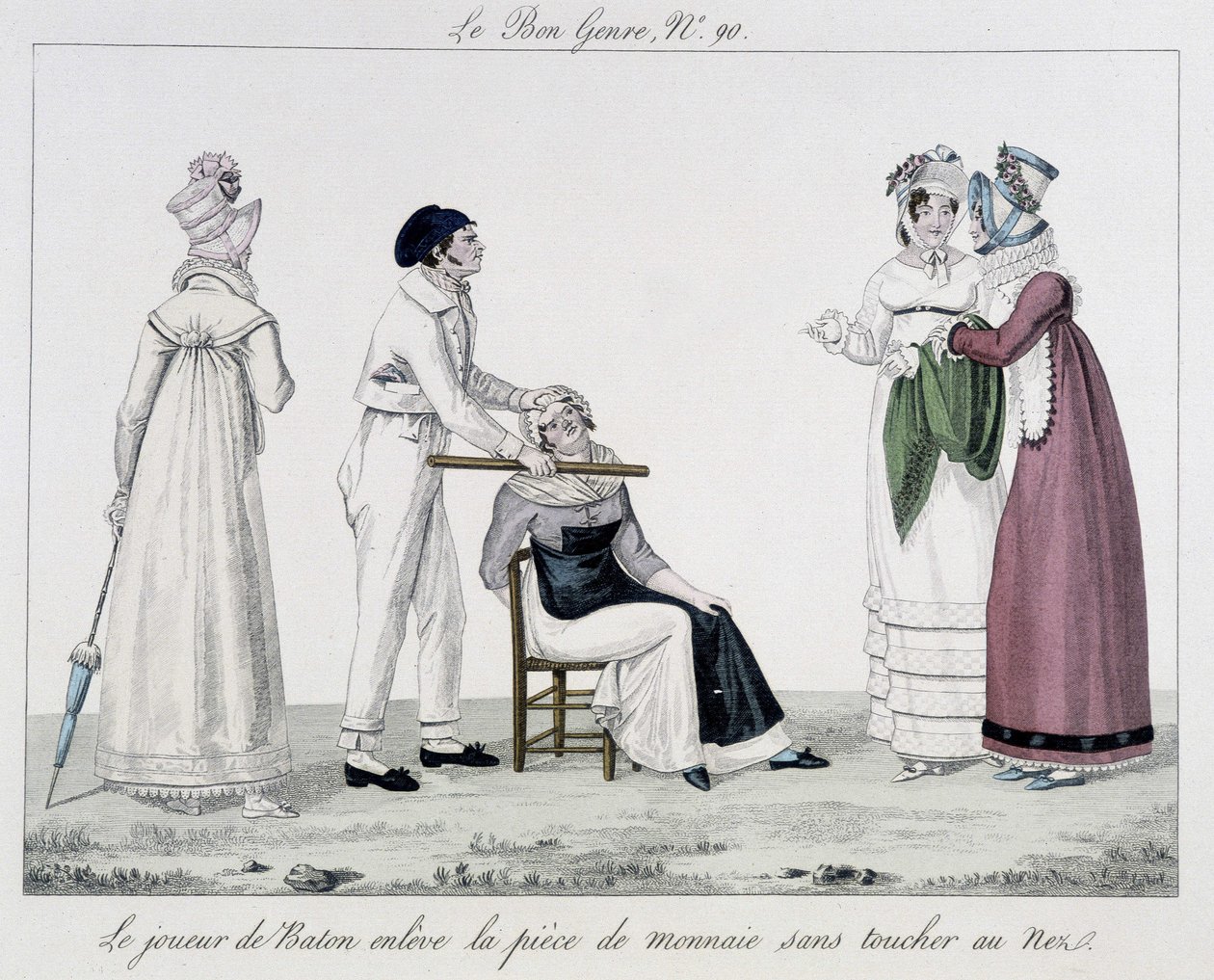 Saltimbanque: hráč obušky - v „“ Žánru dobrý““, deb. 19. století od Unknown artist