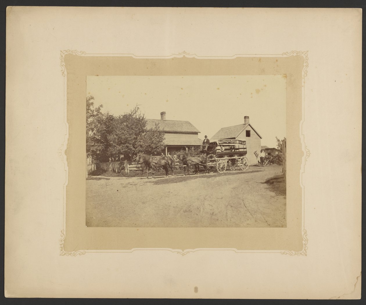 [Parník Saratoga Lake] od Unknown artist