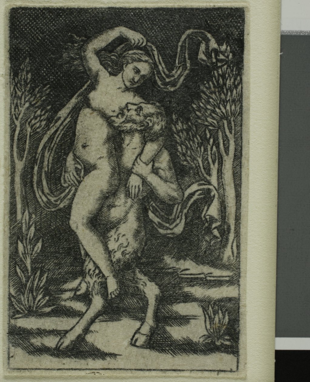 Satyr nesoucí nymfu od Unknown artist