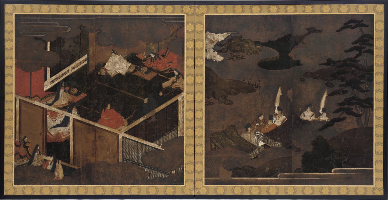 Scény z <em>Příběhu Genji</em> od Unknown artist