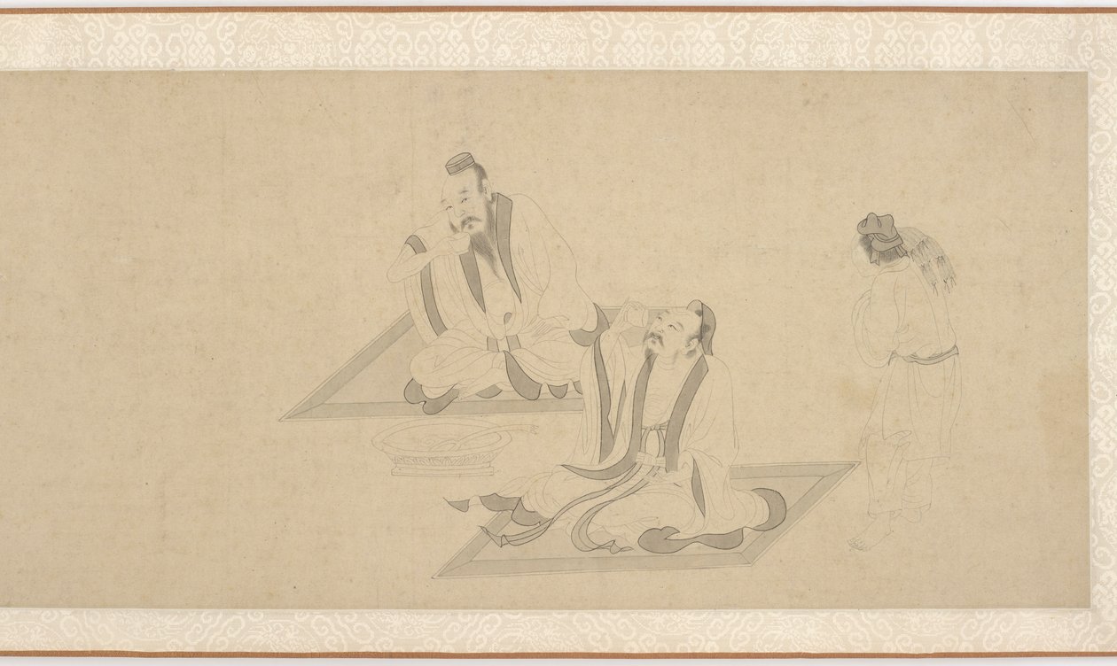 Scény ze života Tao Yuanming (část 1) od Unknown artist