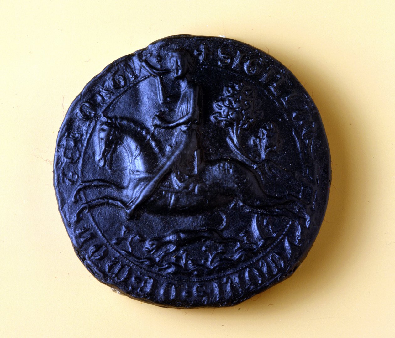 Pečeť Šimona z Montfortu IV (1150 - 1218), zúčastnil se 5. křížové výpravy v roce 1202 a té proti Albigeers v roce 1209. od Unknown artist