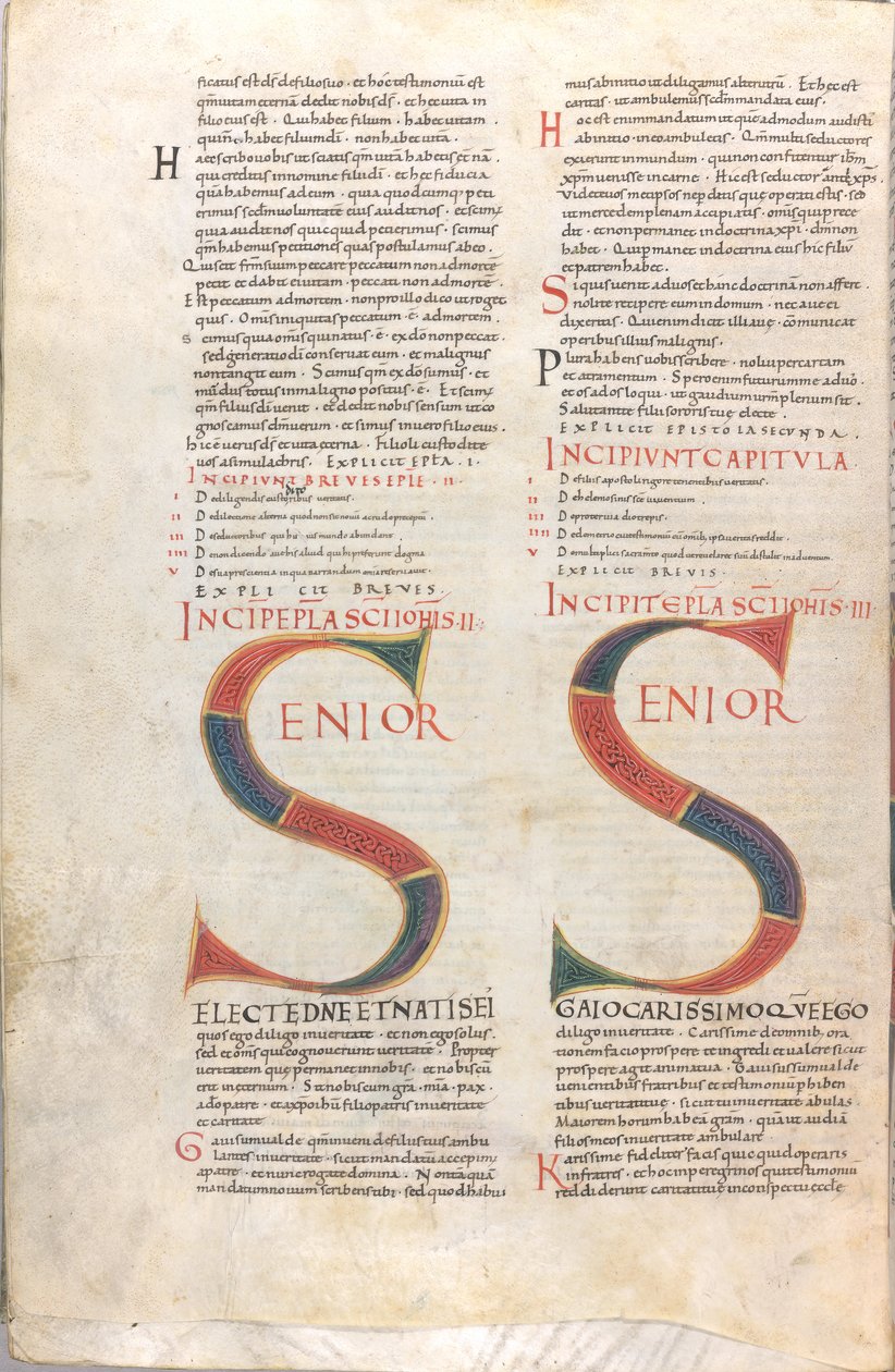Epistola Iohannis II a Epistola Iohannis III. od Unknown artist