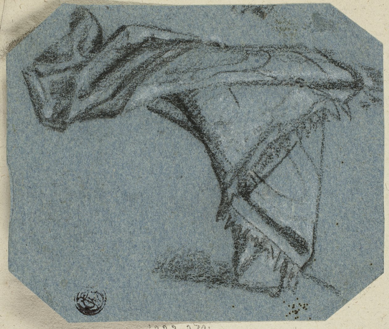 Šál v záhybech od Unknown artist