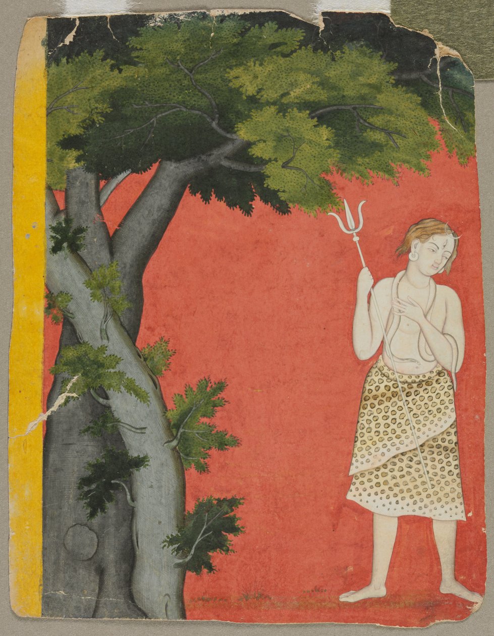 Shiva pod stromy od Unknown artist
