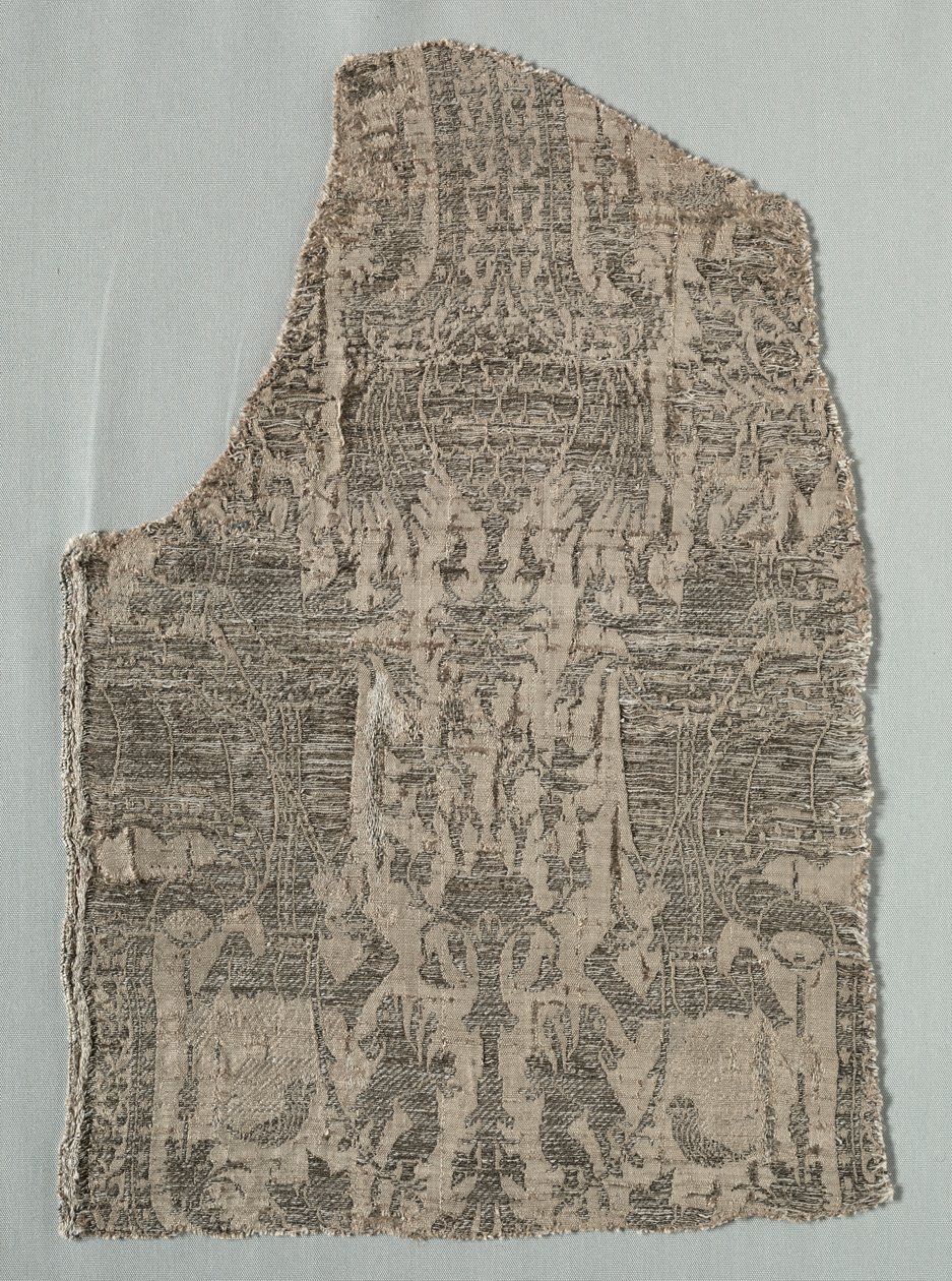 Fragment hedvábí od Unknown artist