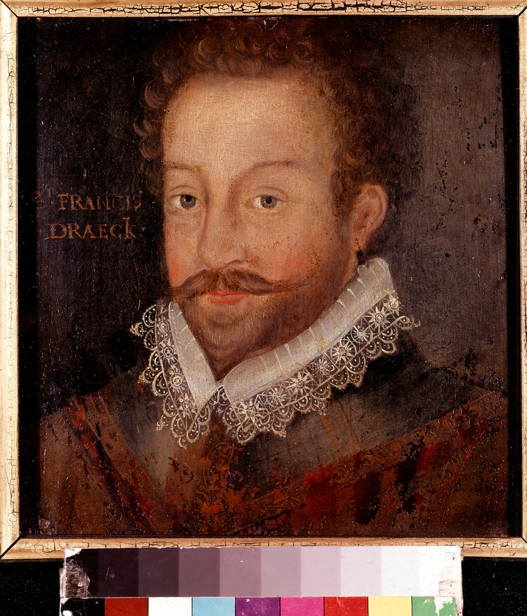 Sir Francis Drake, po rytině připisované Jodocus Hondius, c.1583 od Unknown artist