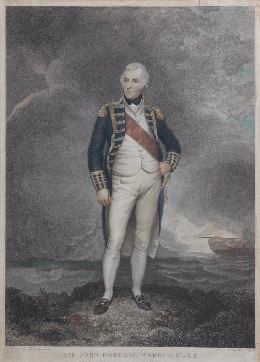 Sir John Borlase Warren (1753-1822) od Unknown artist