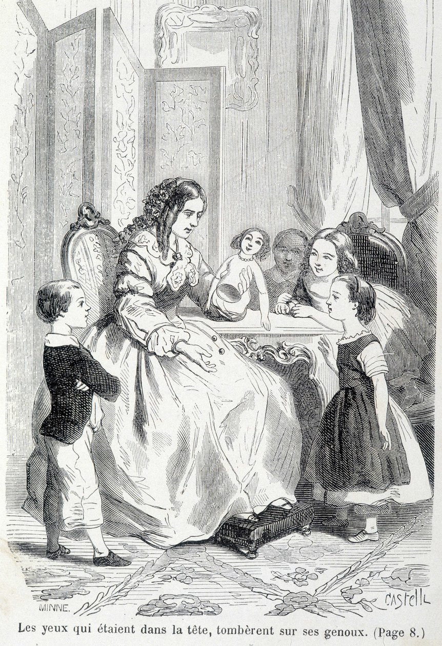 Sophie a zlomená panenka - v „Neštěstí Sophie““ od hraběnky ze Ségur, Hachette od Unknown artist