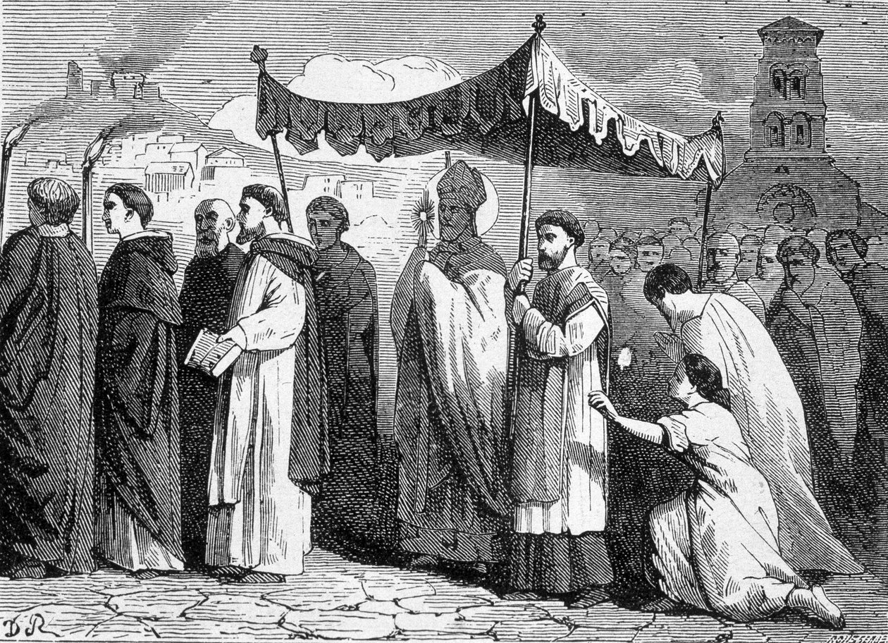 Sv. Mamert, biskup rakouský. od Unknown artist