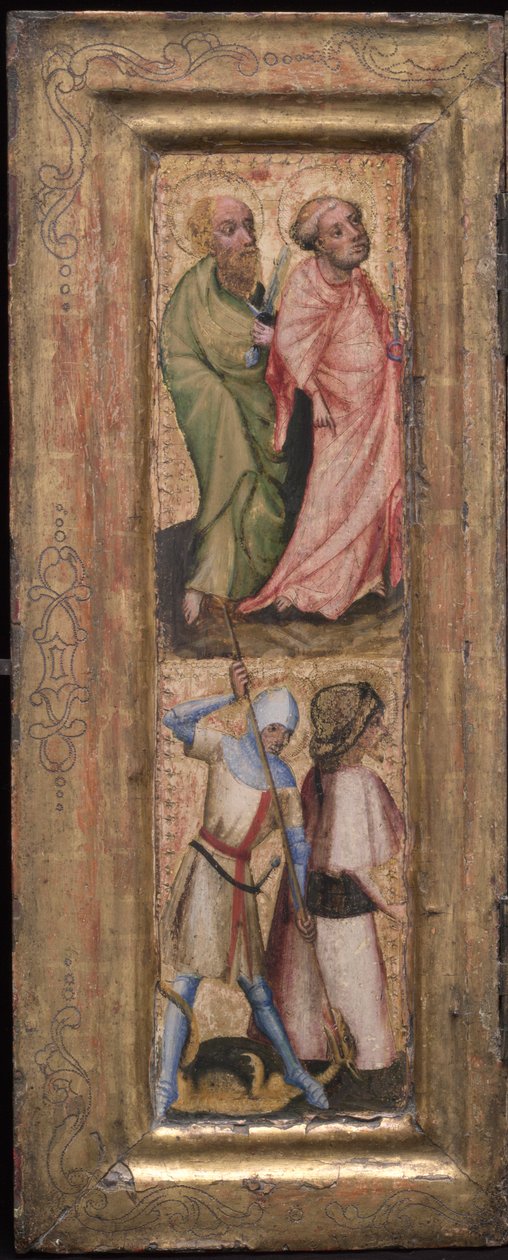Svatý Petr a Pavel; Svatý Jiří a svatý Jakub Větší od Unknown artist