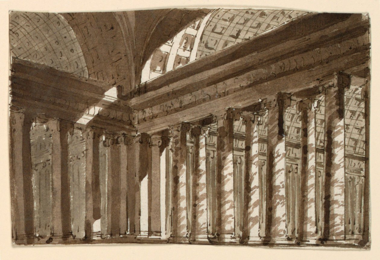 Scéna, interiér haly od Unknown artist