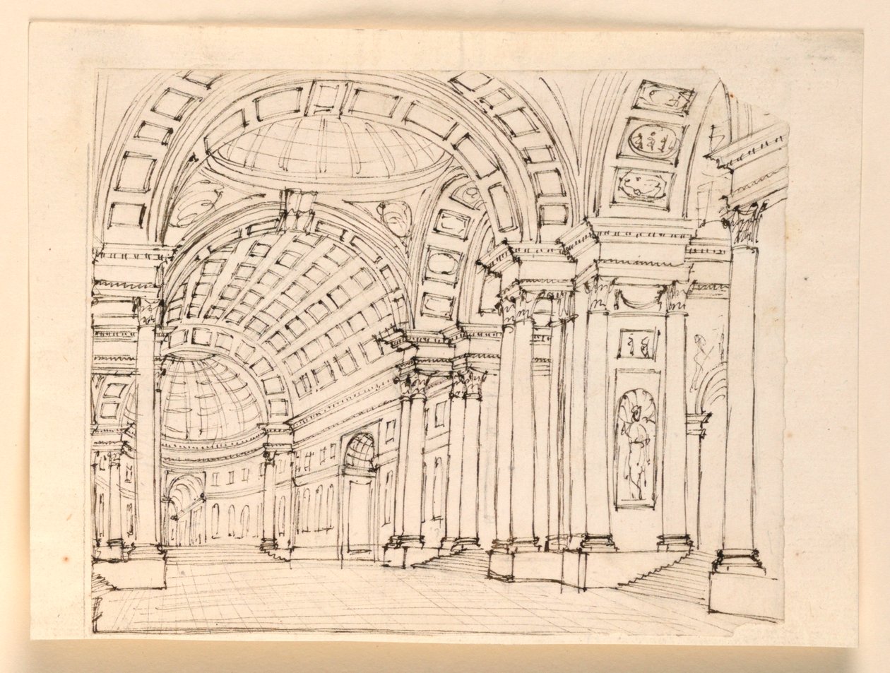 Scéna, interiér paláce od Unknown artist
