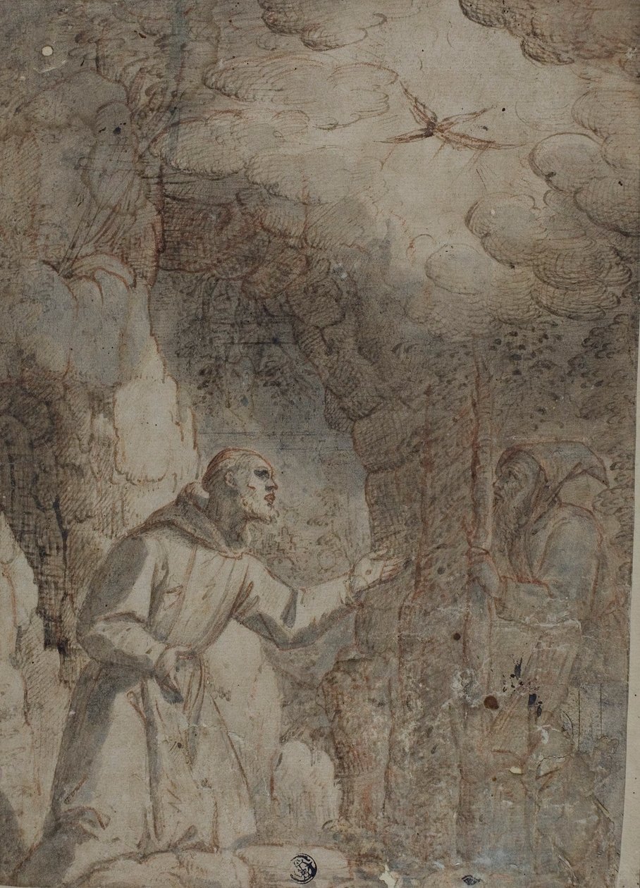 Stigmatizace svatého Františka z Assisi od Unknown artist