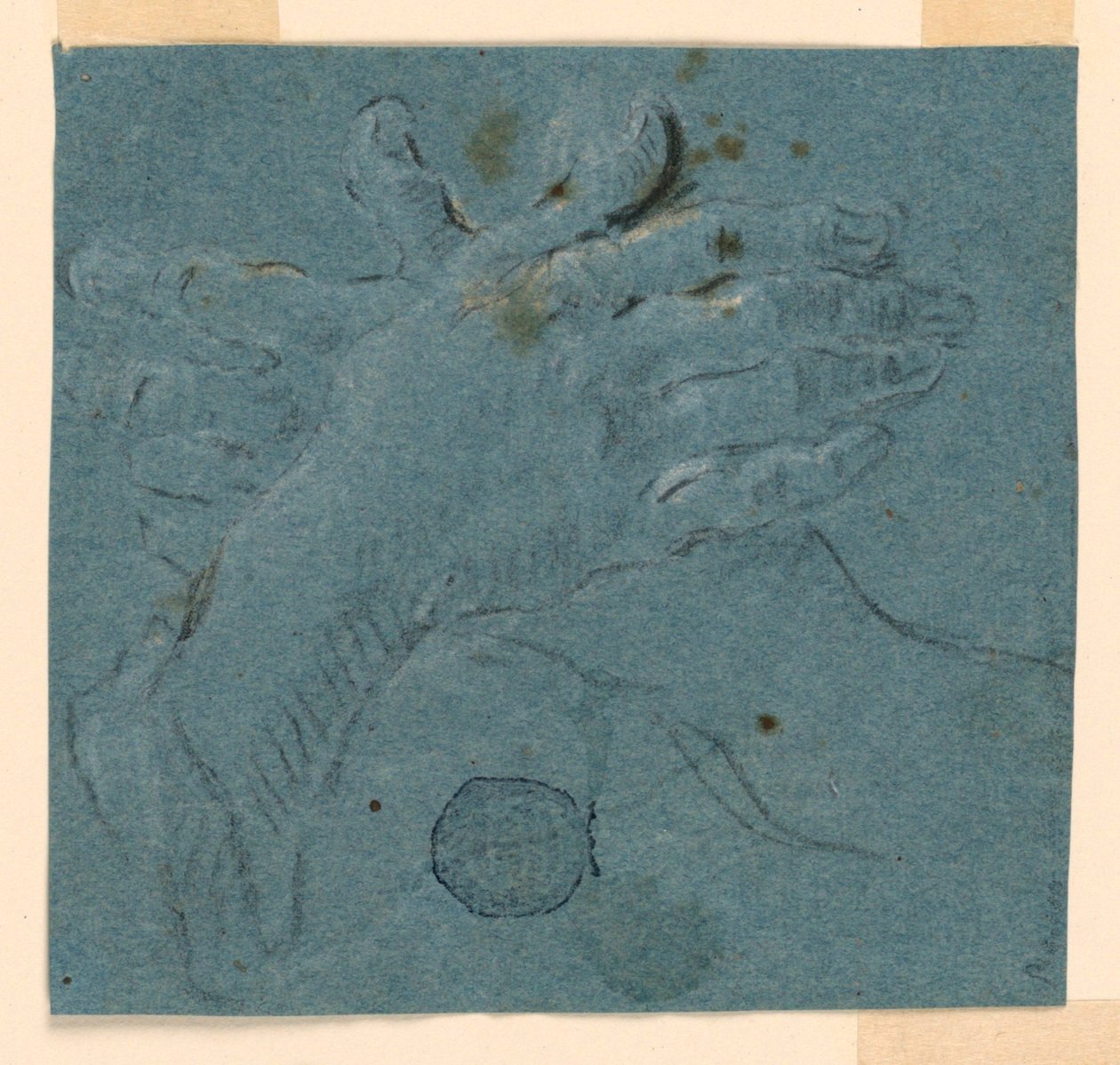 Studie: Zkřížené ruce od Unknown artist