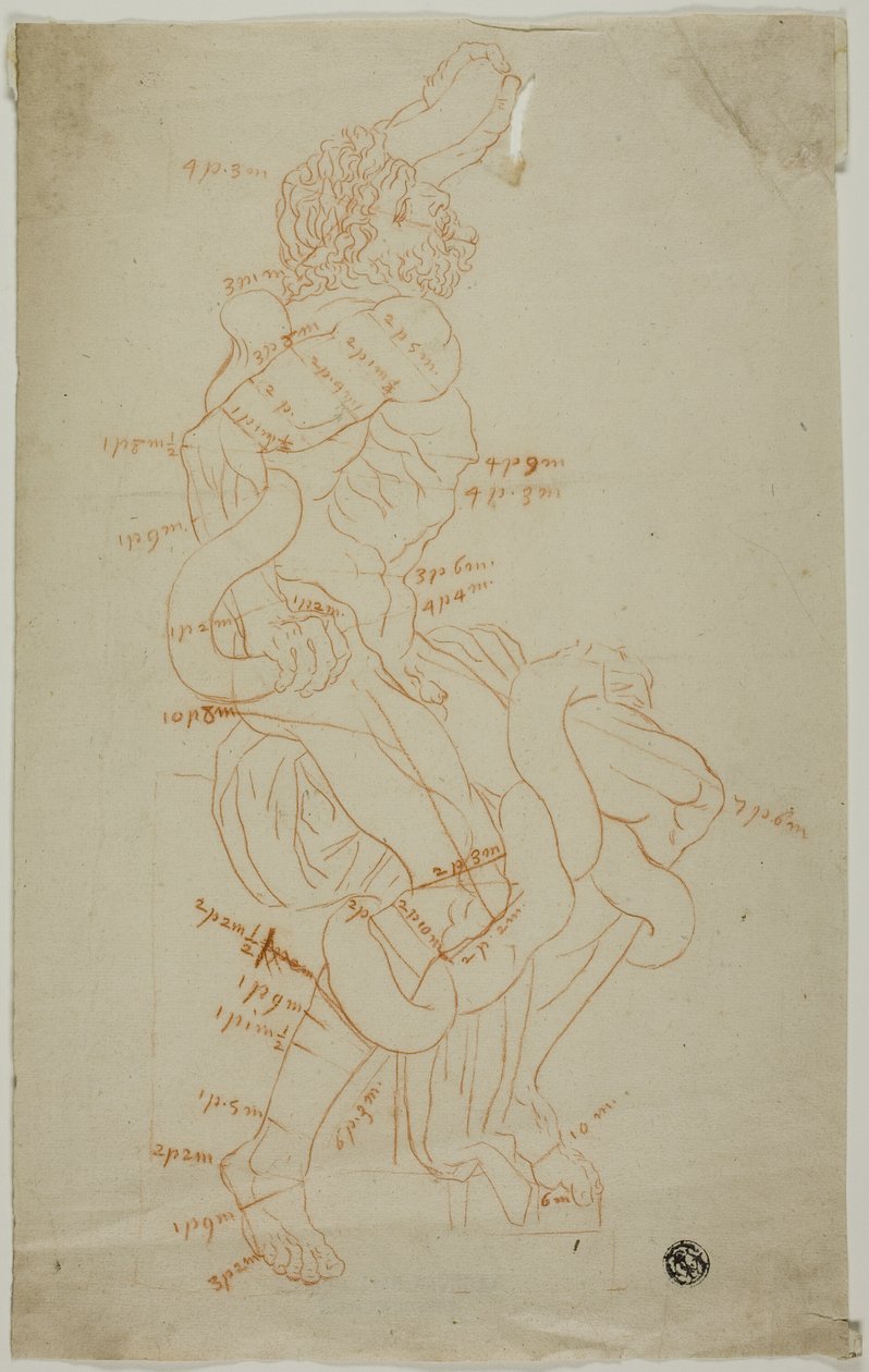 Studie po sochařství Laocoon od Unknown artist