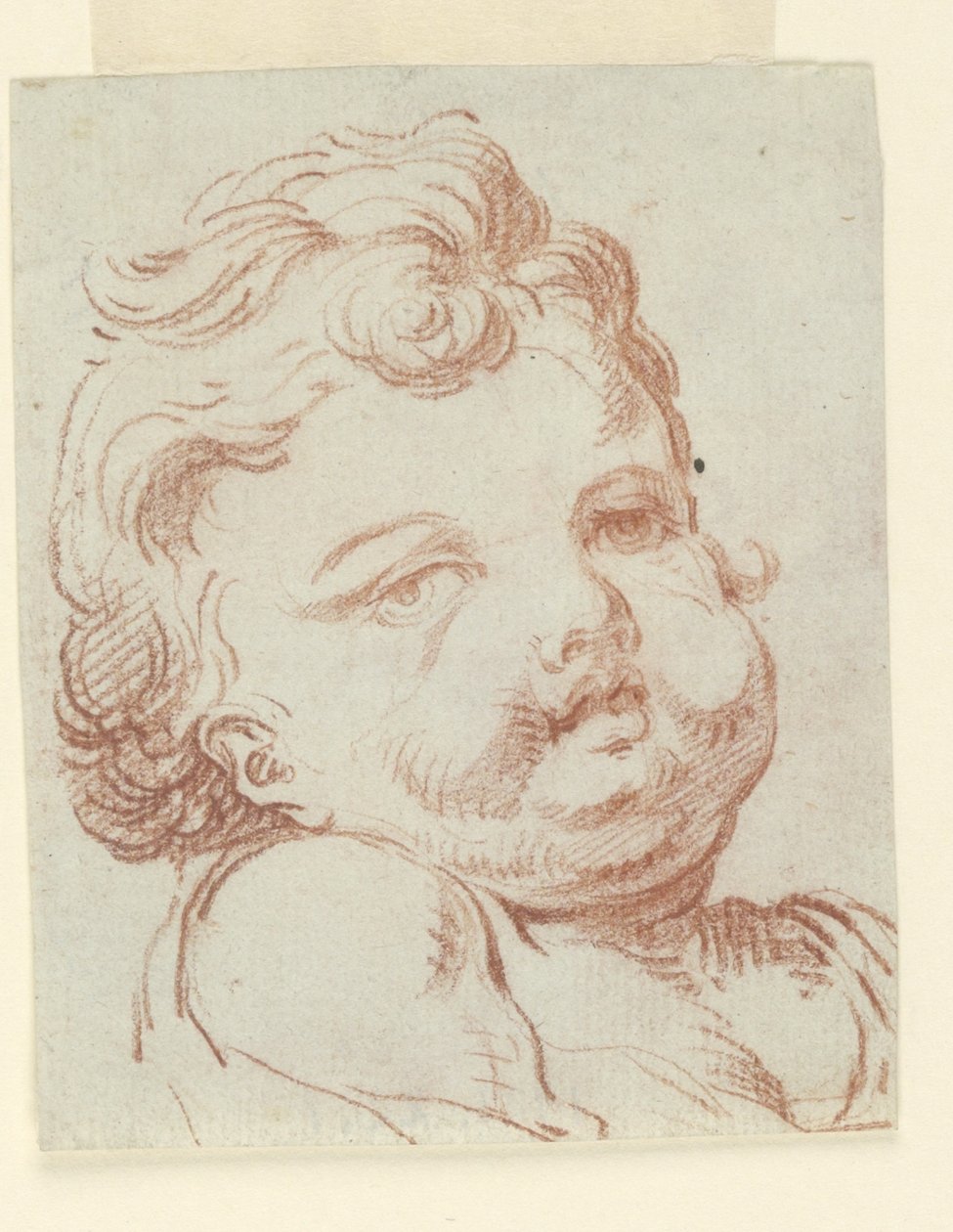 Studie dětské hlavy od Unknown artist