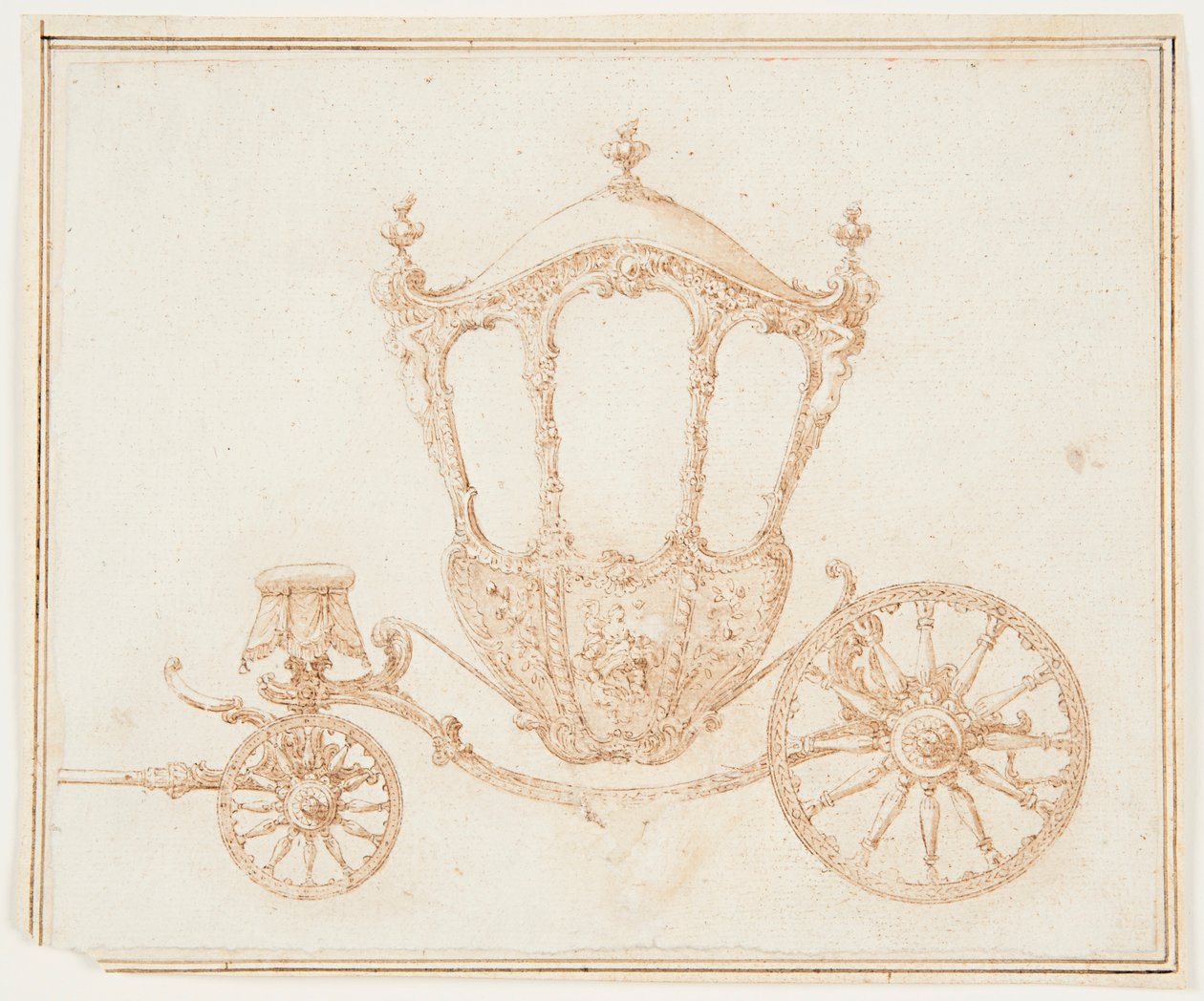 Studium trenéra od Unknown artist