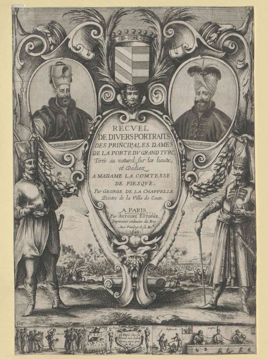 Turecký sultán Murat IV (tisk) od Unknown artist