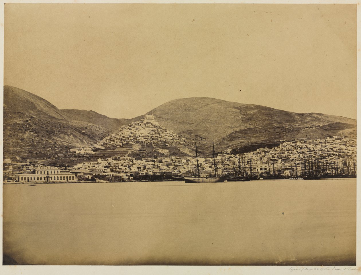 Syros, centrum obchodu Levant od Unknown artist