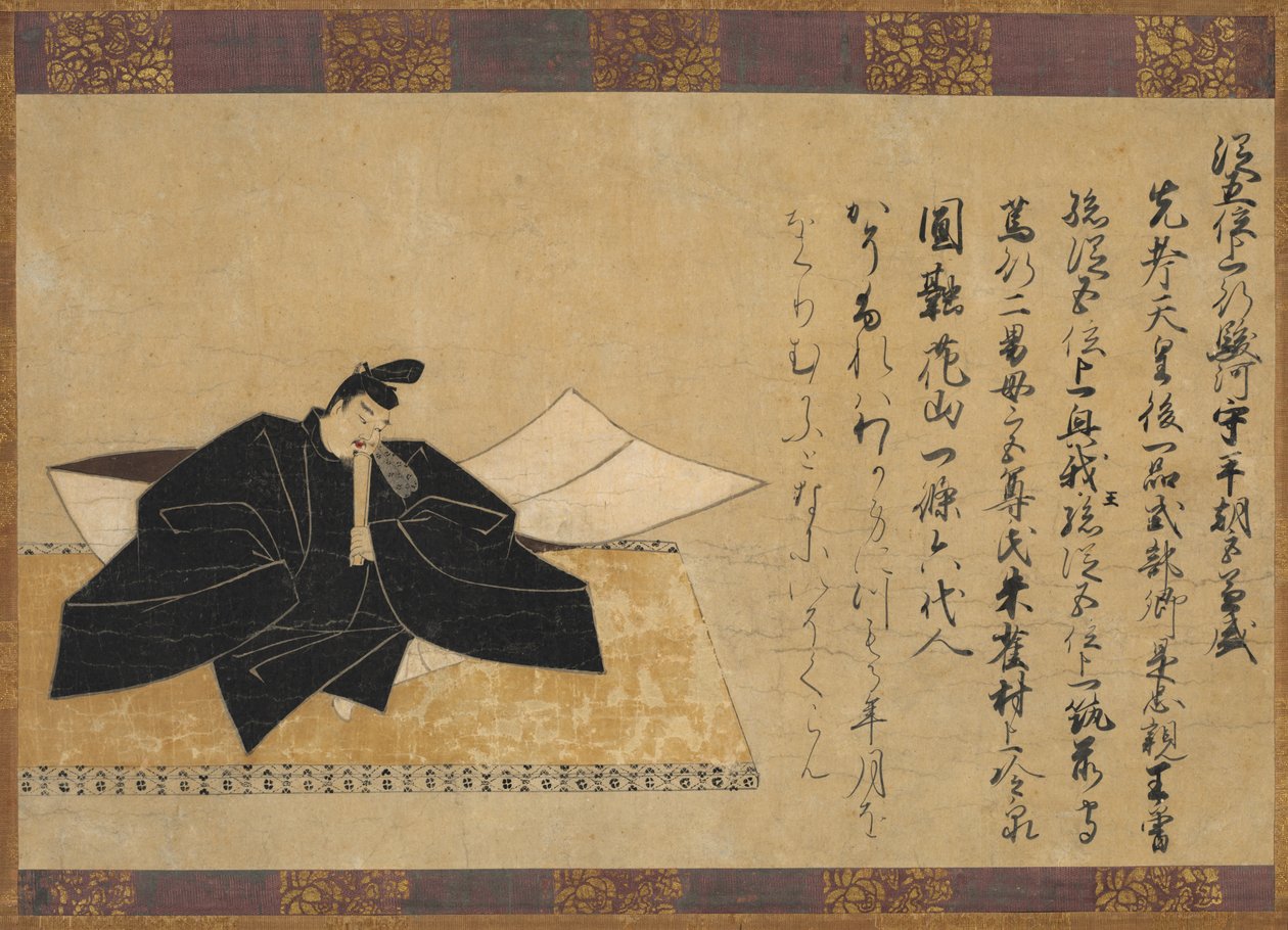Taira no Kanemori z třiceti šesti poetických nesmrtelných od Unknown artist