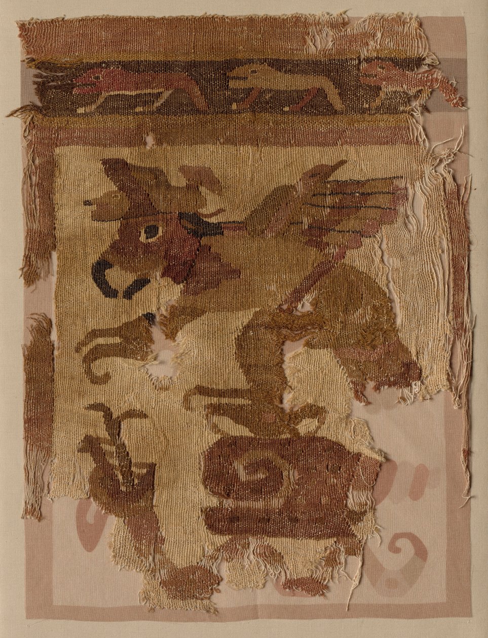 Textilní Fragment od Unknown artist