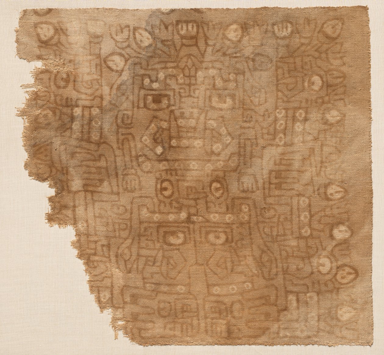 Textilní fragment s bohyní bavlny od Unknown artist