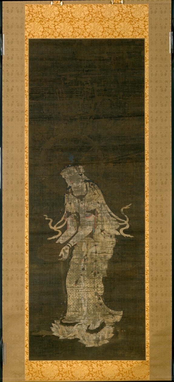 Bódhisattva Kannon z triptychu Přístup trojice Amida od Unknown artist