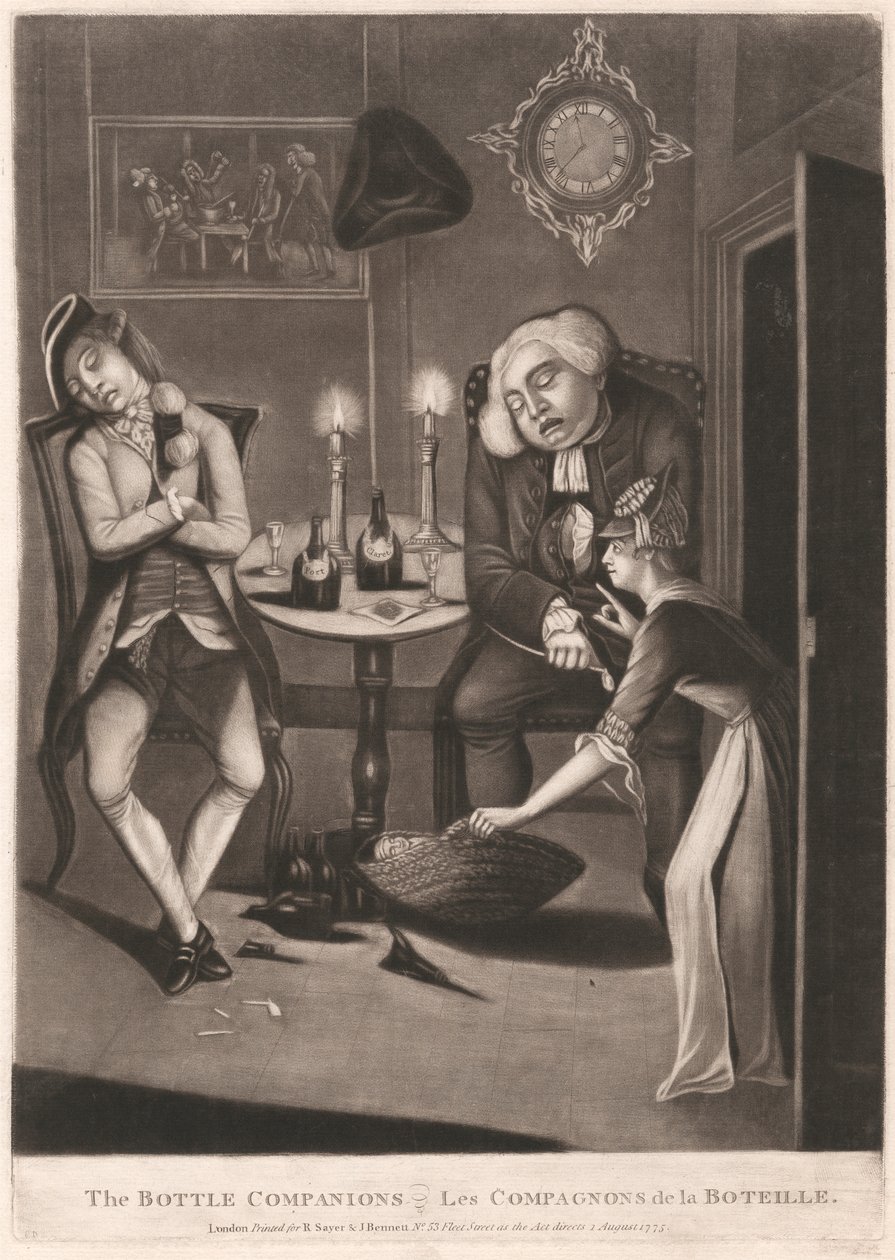 Společníci lahví od Unknown artist