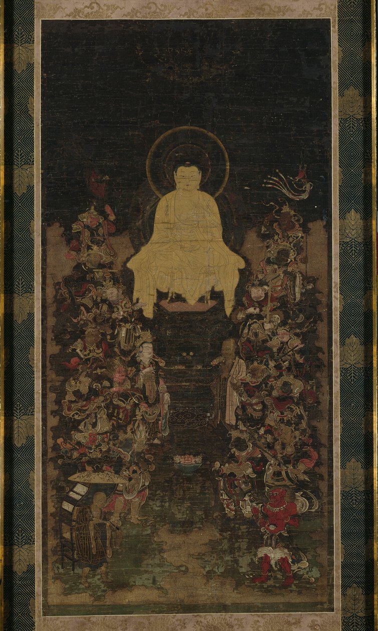Buddhovo kázání o "Dokonalosti moudrosti" (Pradžňápáramita) sútra od Unknown artist