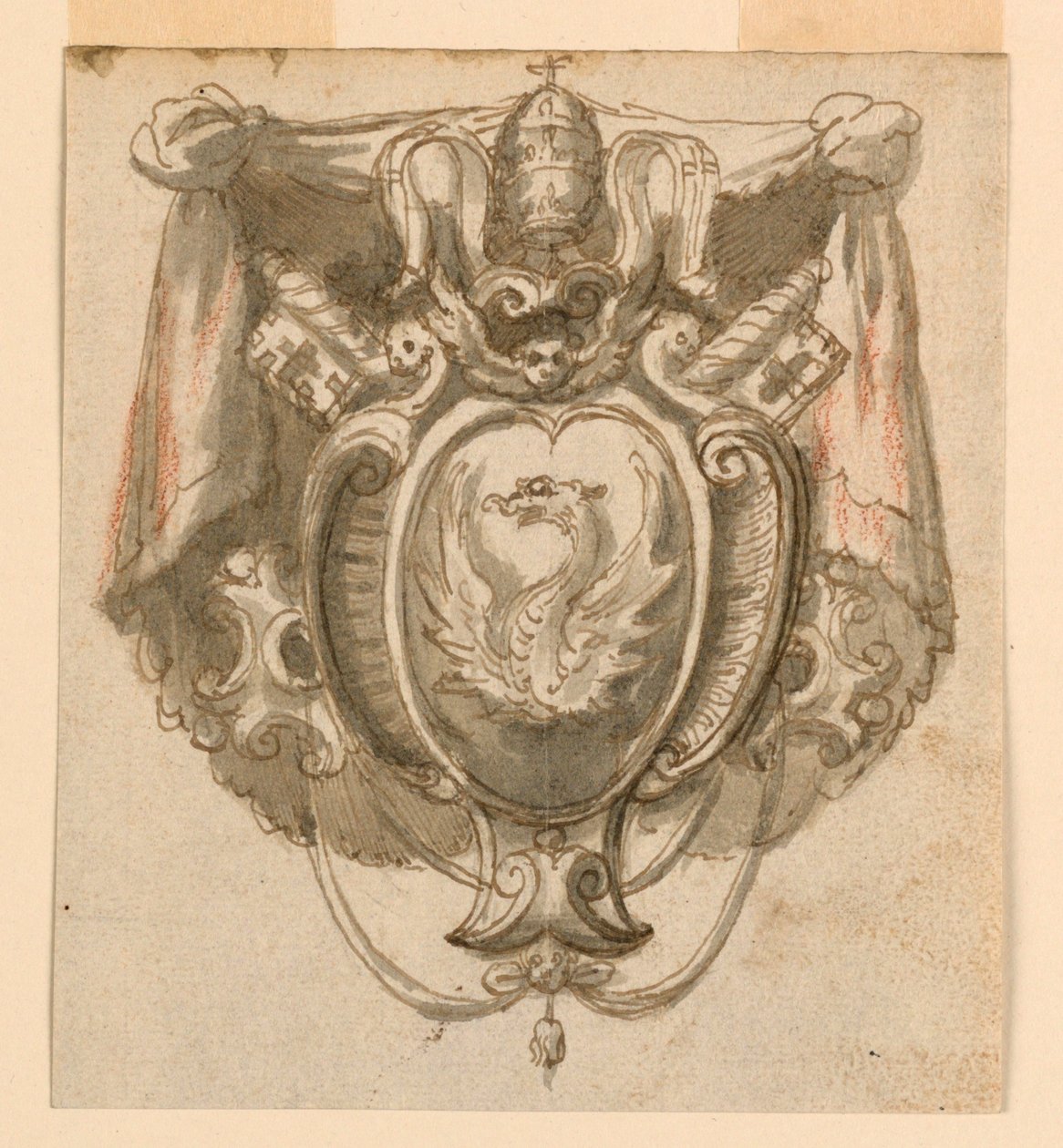 The Coat of Arms of Pope Gregory XIII (1572-1585)   1303399   cs       czech Successfully Translated  Original: De Maan boven het rode klif Honderd aspecten van de maan (series title) Tsuki hyakushi (series title on object) Translat: De Maan boven het rode od Unknown artist