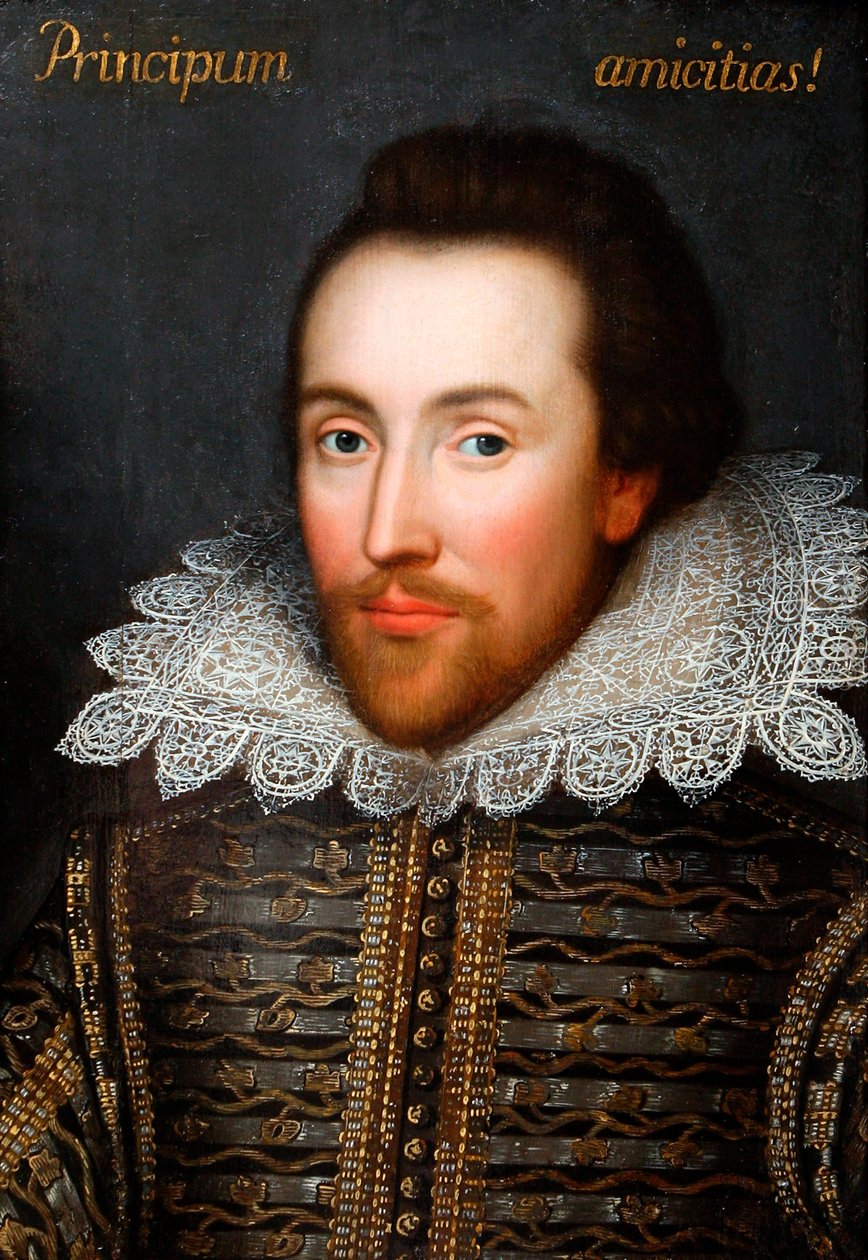 Cobbeův portrét Williama Shakespeara (1564-1616) od Unknown artist