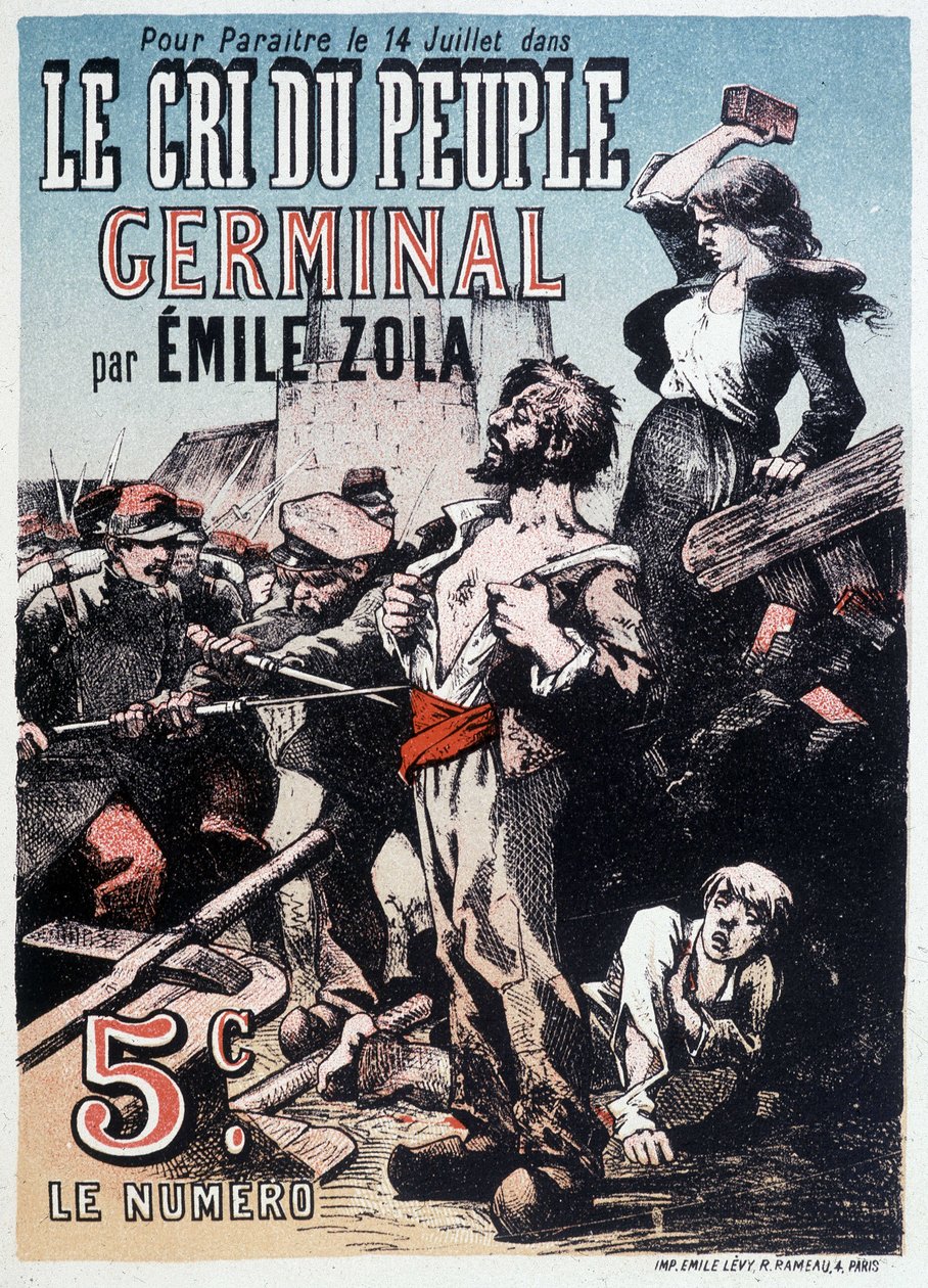 Cree of the Germinal People od Emile Zoly, kolem roku 1890 od Unknown artist