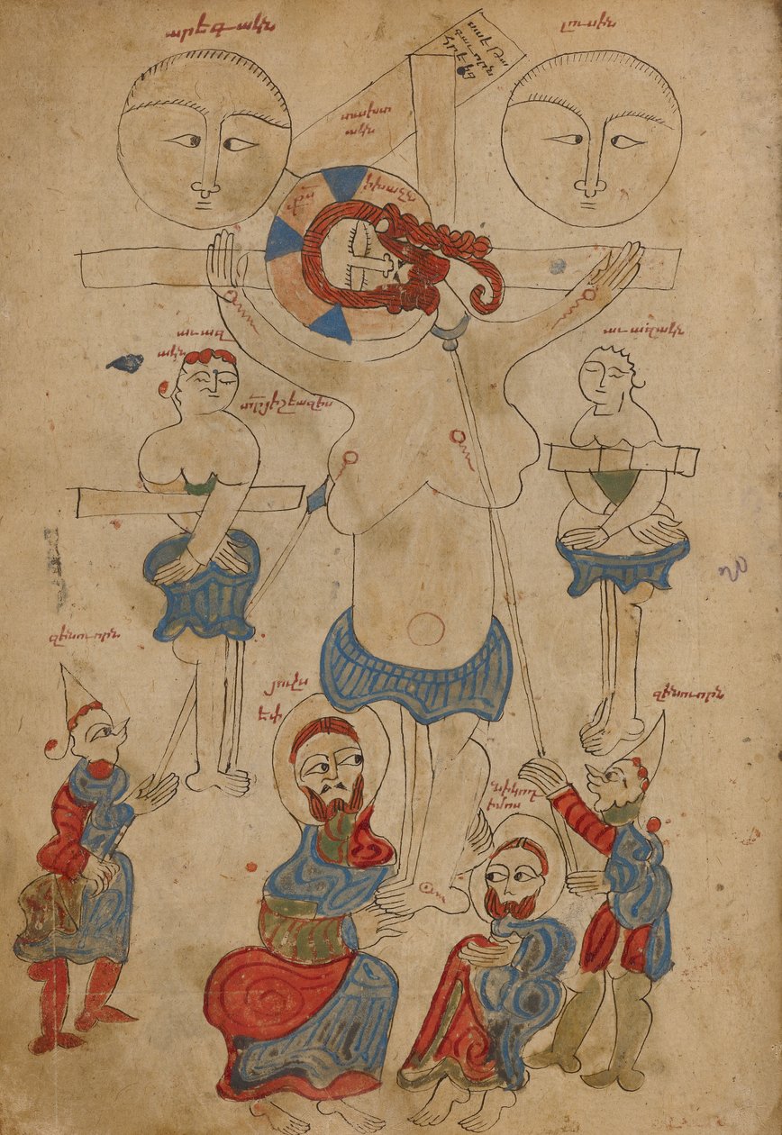 Ukřižování a uložení od Unknown artist