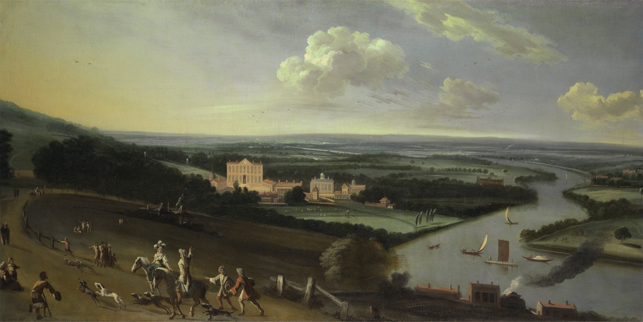 Dům hraběte z Rochesteru, New Park, Richmond, Surrey od Unknown artist