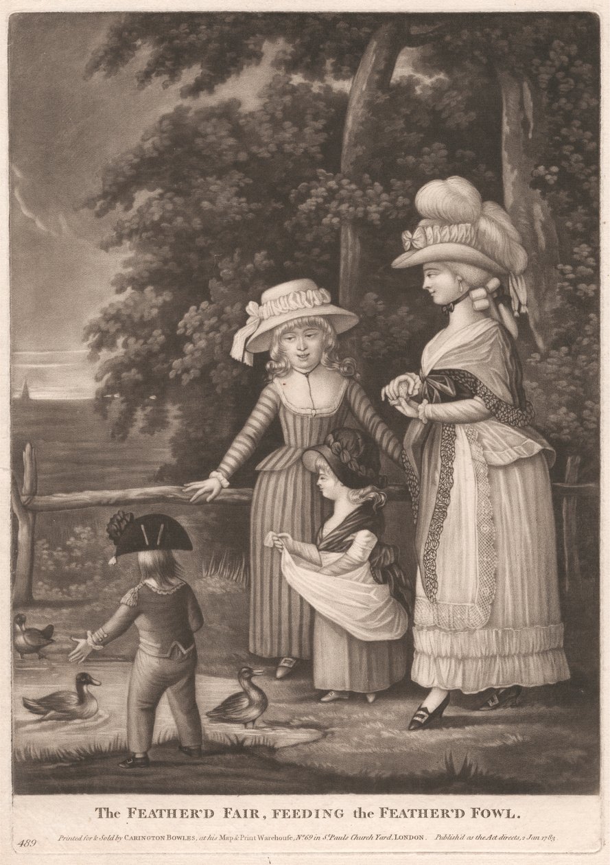 Pernatá pouť, Krmení pernaté drůbeže od Unknown artist