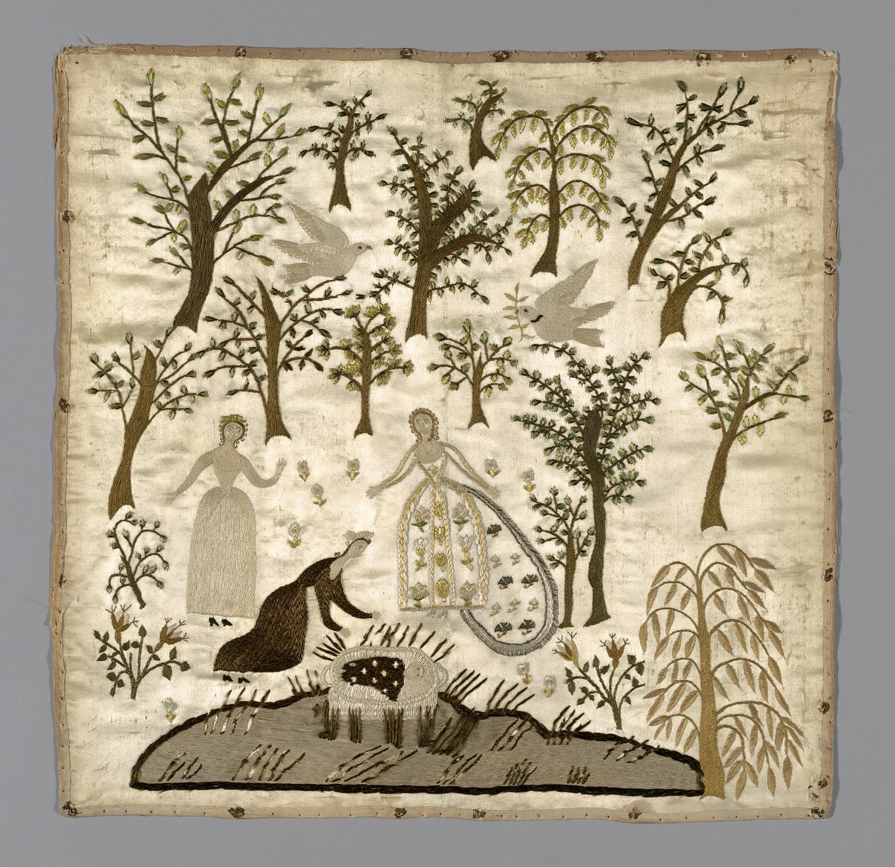 Nalezení Mojžíše (výšivka) od Unknown artist
