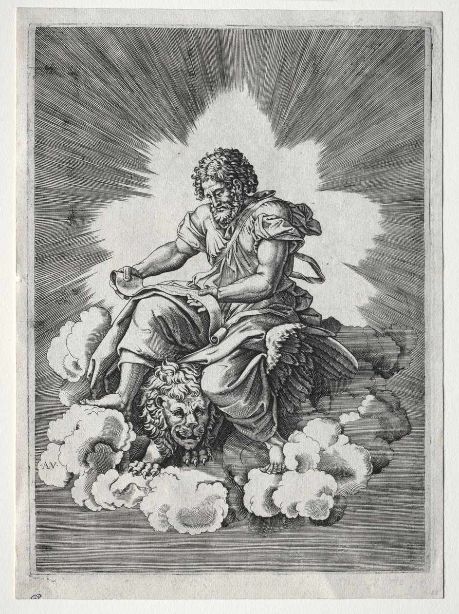Čtyři evangelisté: Svatý Marek od Unknown artist