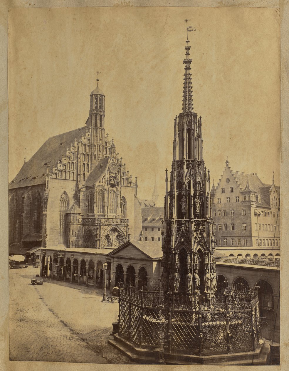 [Frauenkirche a Schöner Brunnen, Norimberk] od Unknown artist