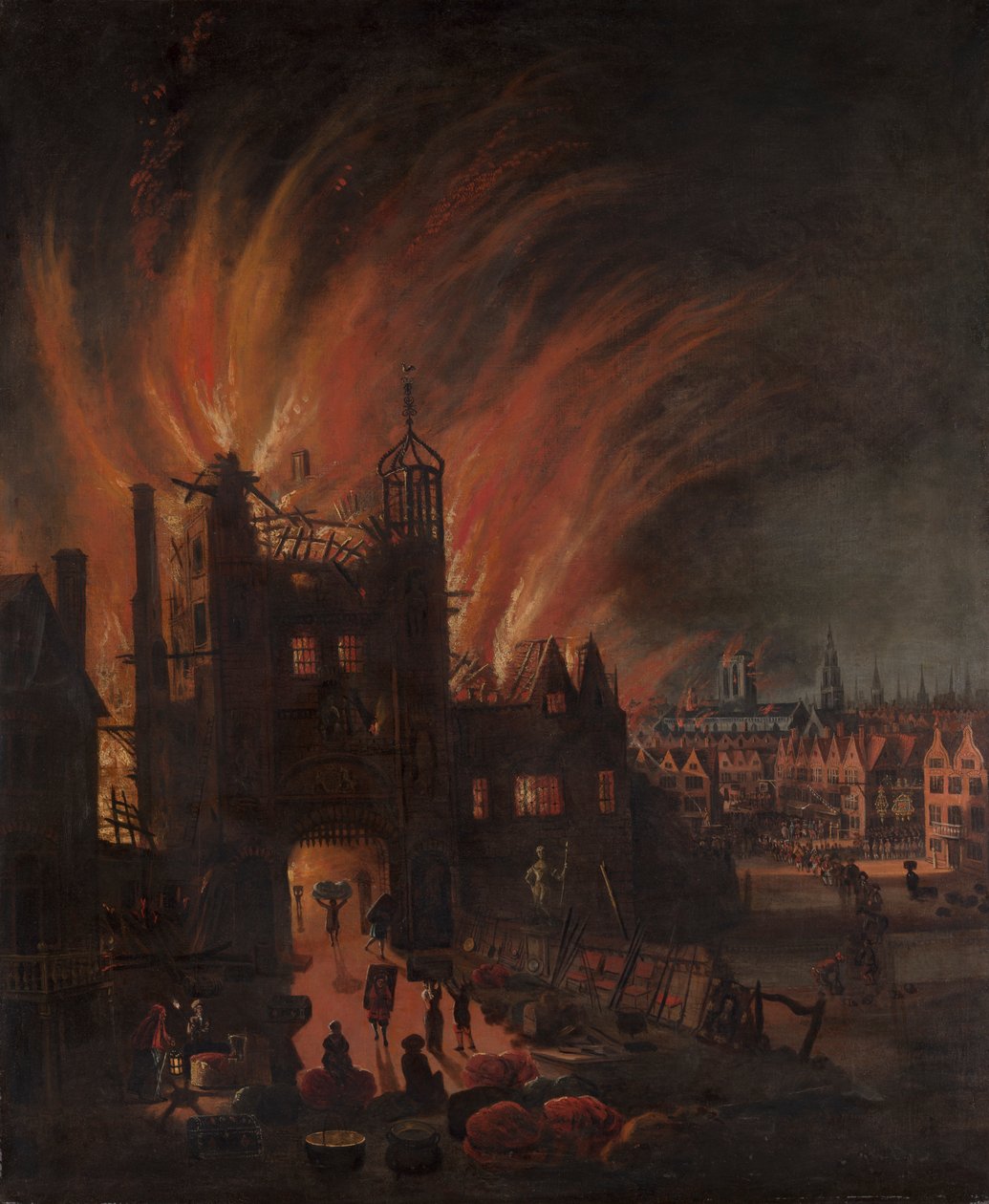 The Great Fire of London, s Ludgate a Old St. Paul