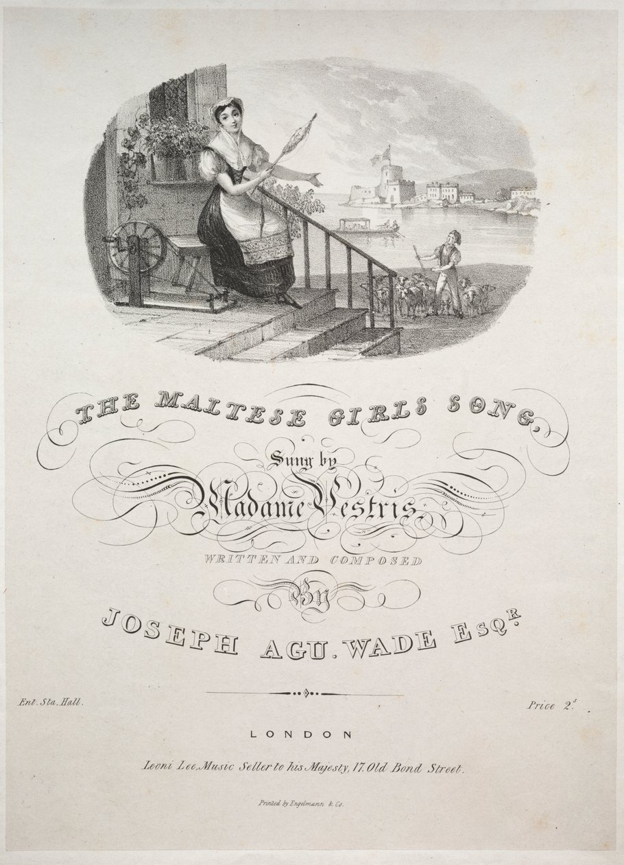 Píseň maltských dívek od Unknown artist