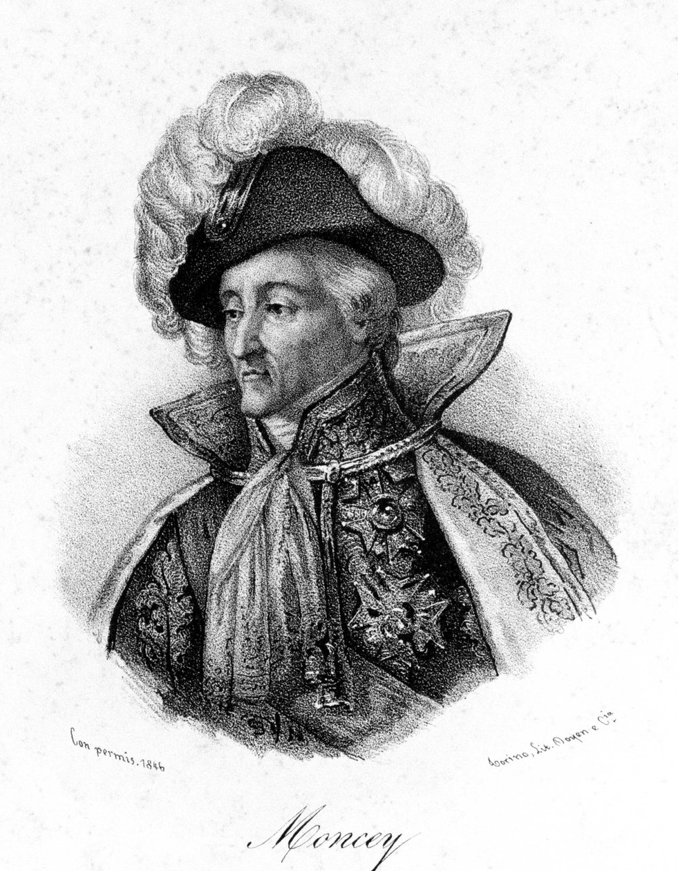 Maršál z Moncey (1754-1842), vévoda z Conegliano. od Unknown artist