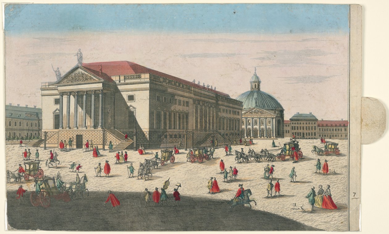 Opera a kostel svaté Hedviky, Berlín od Unknown artist
