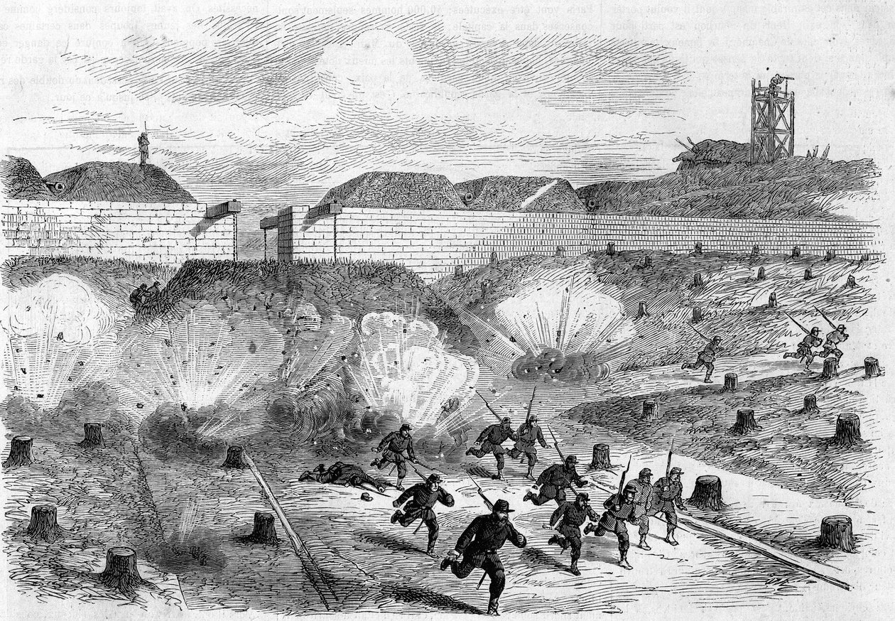 Pařížská komuna v roce 1871. Bombardování Porte d