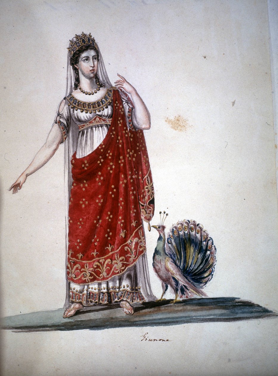 Římské božstvo Juno nebo Héra mezi Řeky. od Unknown artist