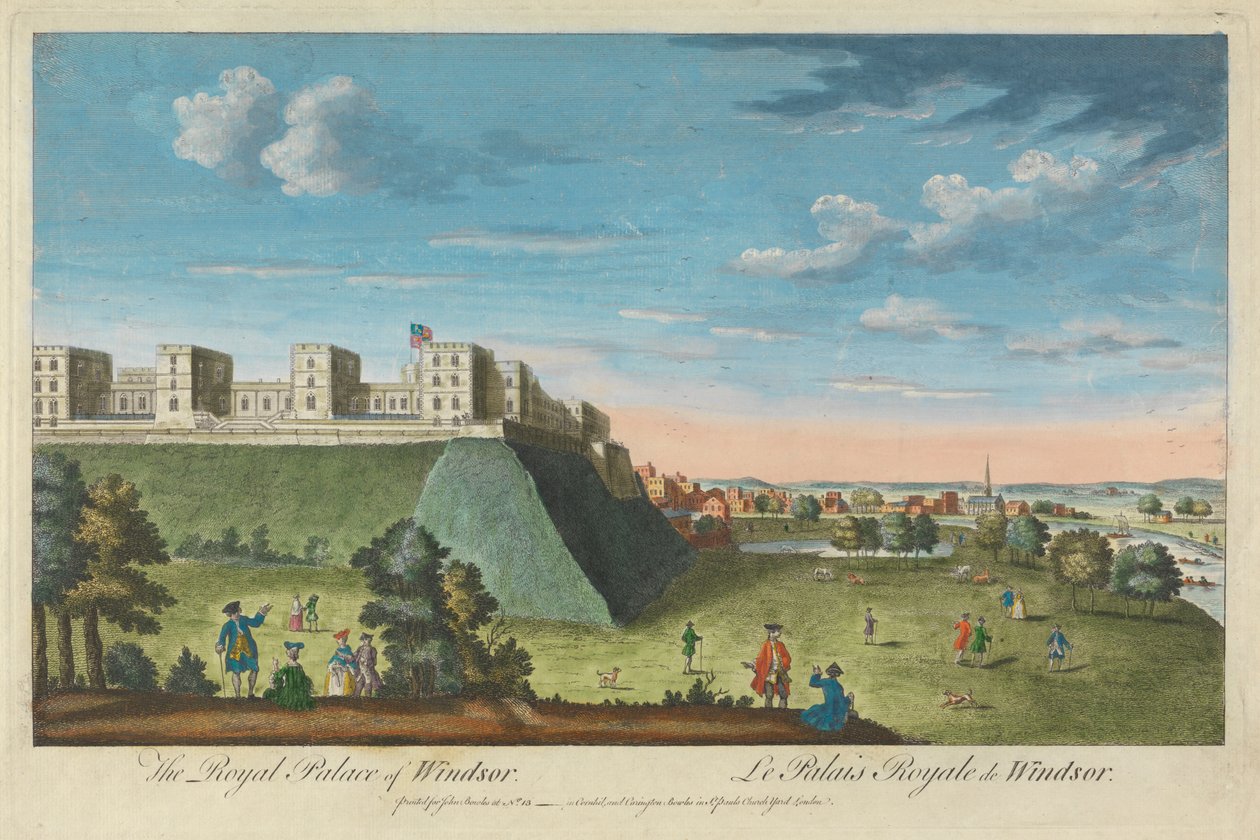 Královský palác Windsoru od Unknown artist