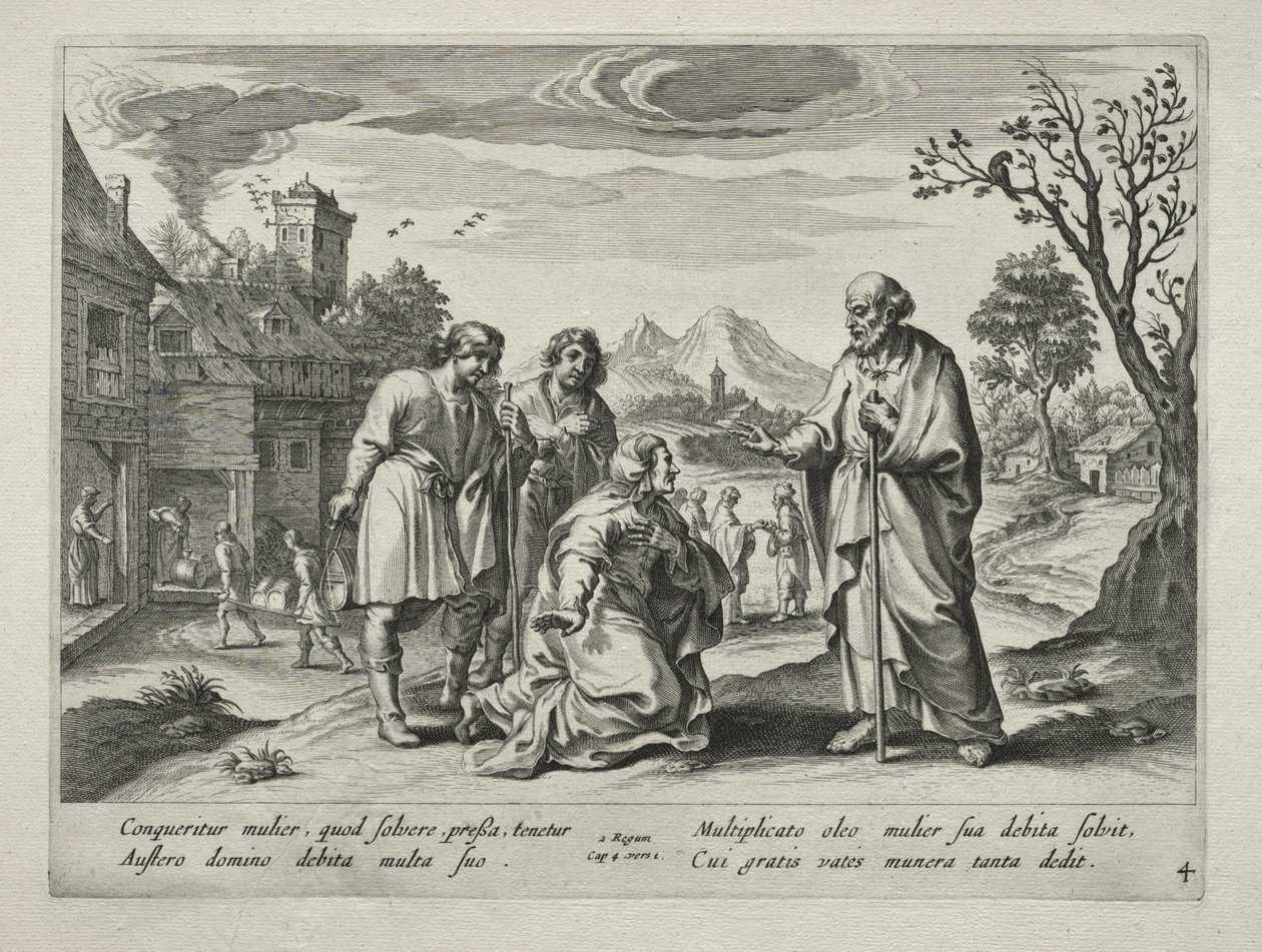 Příběh o Elizeovi od Unknown artist