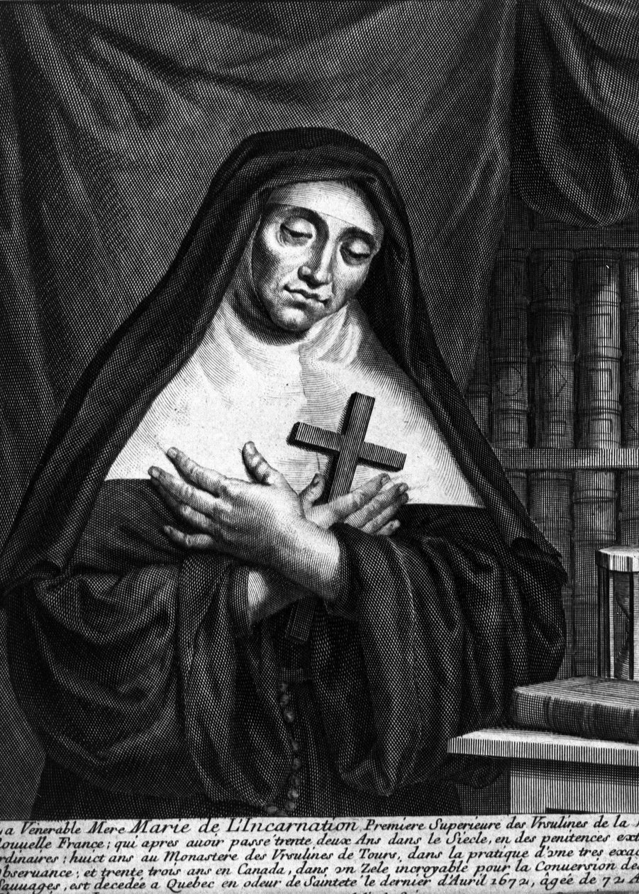 Ctihodná matka Maria vtělení. od Unknown artist
